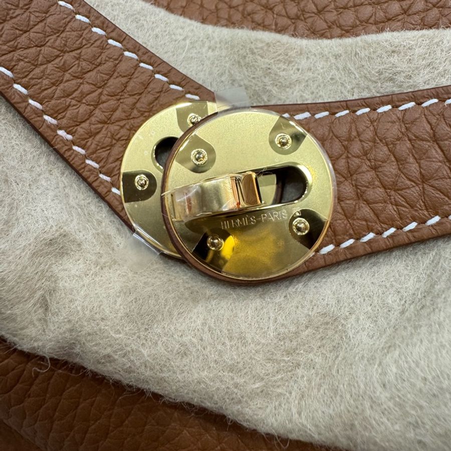 HERMES lindy26 金棕金扣 tc皮膚 stamp k-9