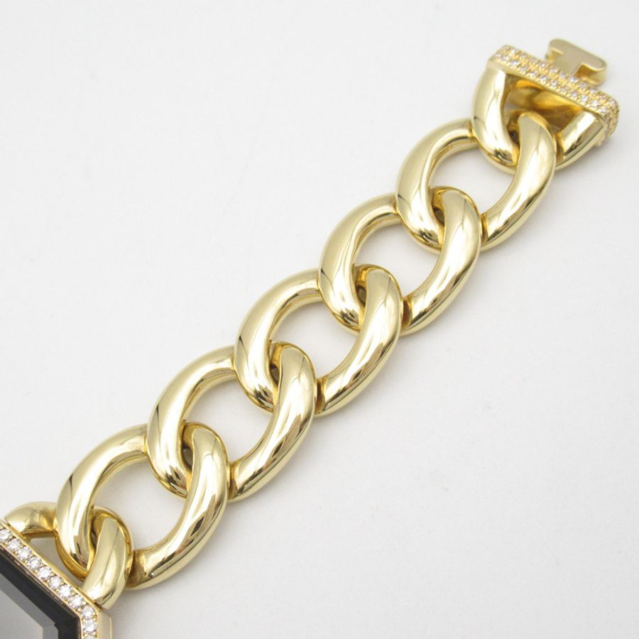 18K黃金 Premier L 鑽石 石英 手錶 H0113-10