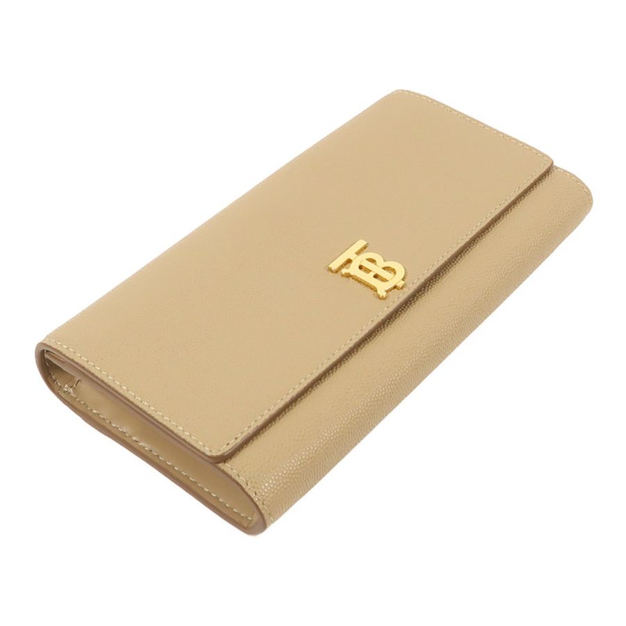 BURBERRY 牛皮皮革Long Wallet金扣長錢包-2