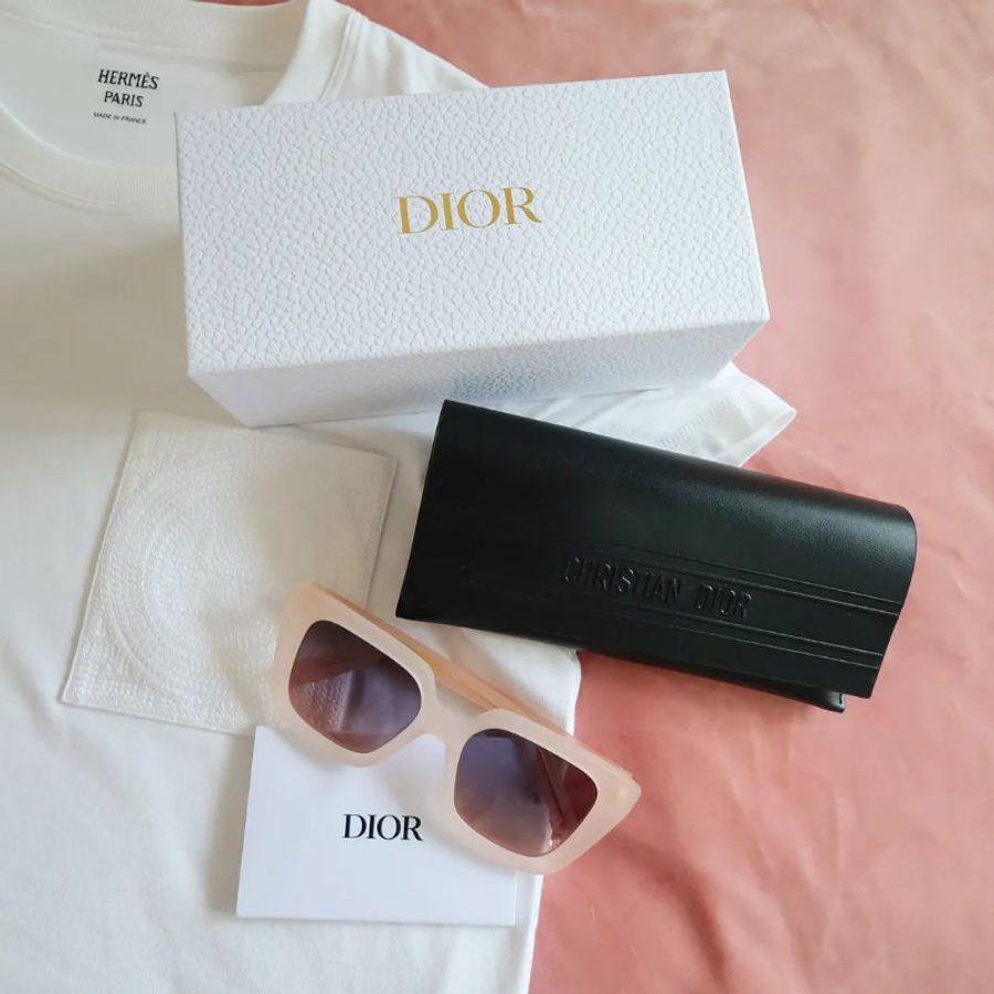 DiorMidnight S1I Pink Matte 粉紅磨砂方框太陽眼鏡-0