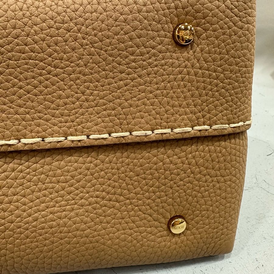 Tods 奶茶荔枝皮 肩背斜背包 DI bag-14