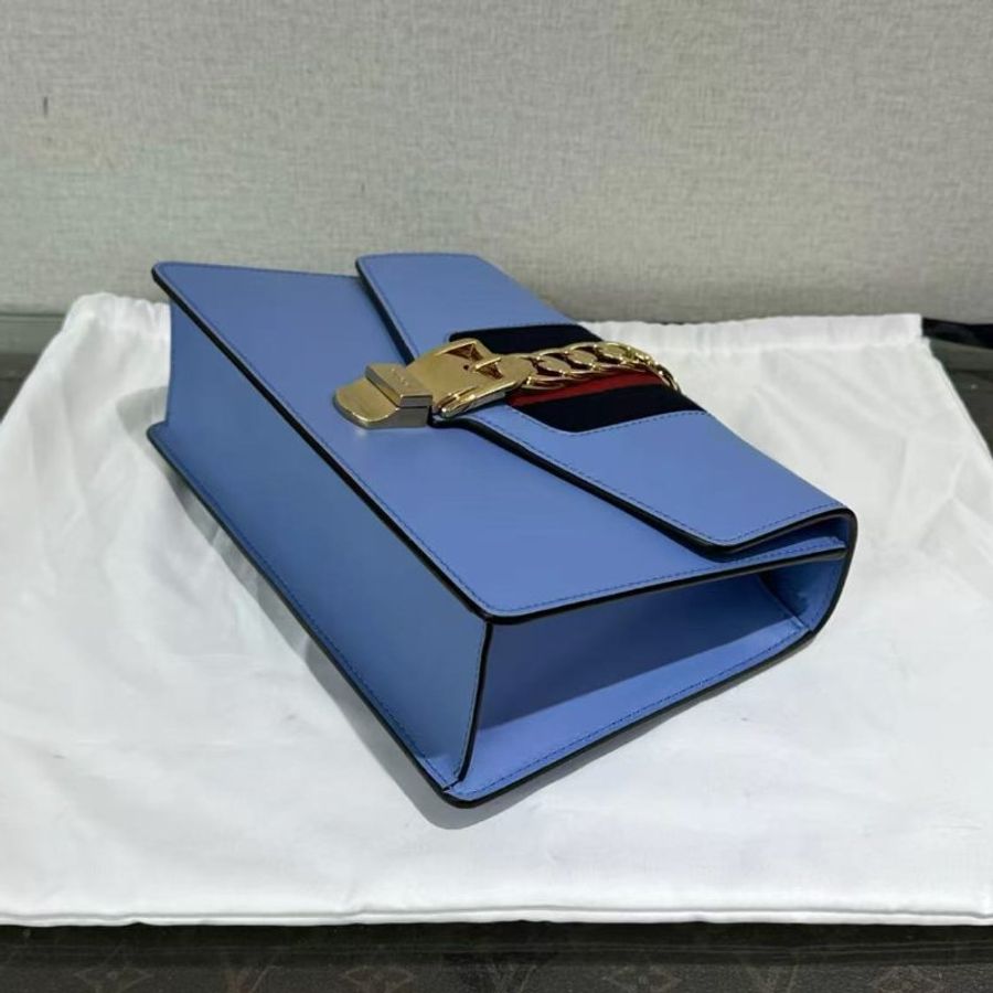 GUCCI SyIvie中號斜背包26*16*7 98新配件塵袋盒子-2
