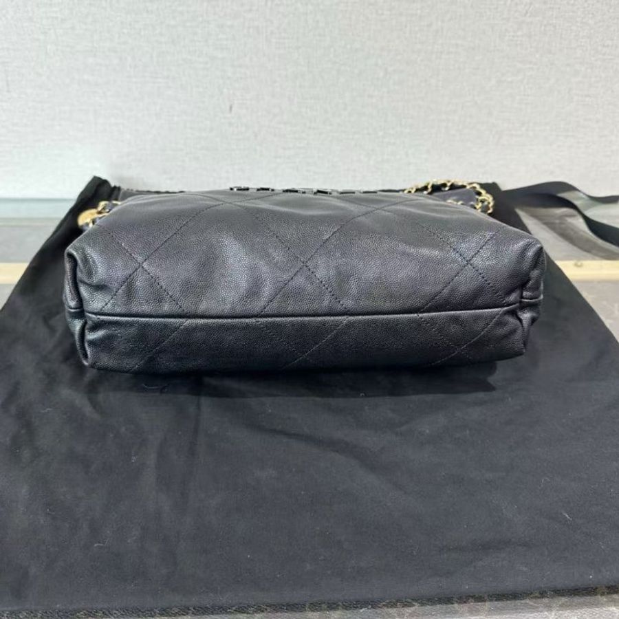 ✨CHANEL 22bag黑金黑字子母垃圾袋30*30*8 99新配件塵袋-3