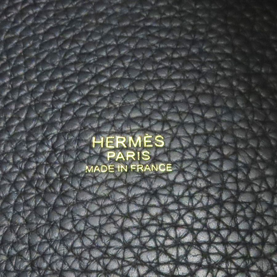 黑色 Clemence 牛革 Picotin Lock 26 手提包 無鑰匙【HERMES 愛馬仕】-5