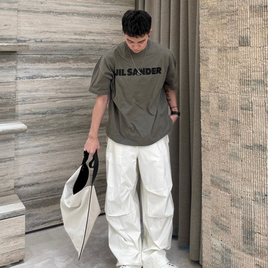 JIL SANDER 短袖 男款 深綠色-1