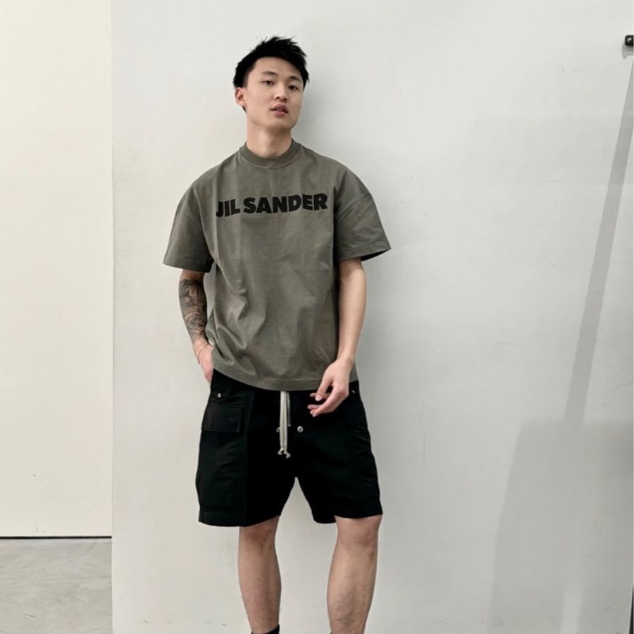 JIL SANDER 短袖 男款 深綠色-3