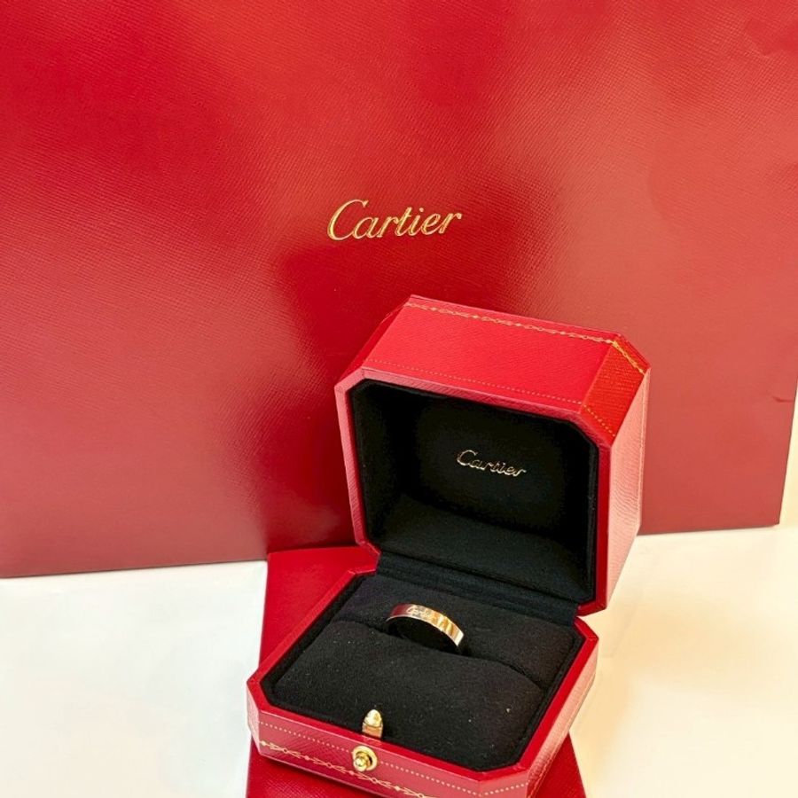 Cartier 950鉑金 戒指-0