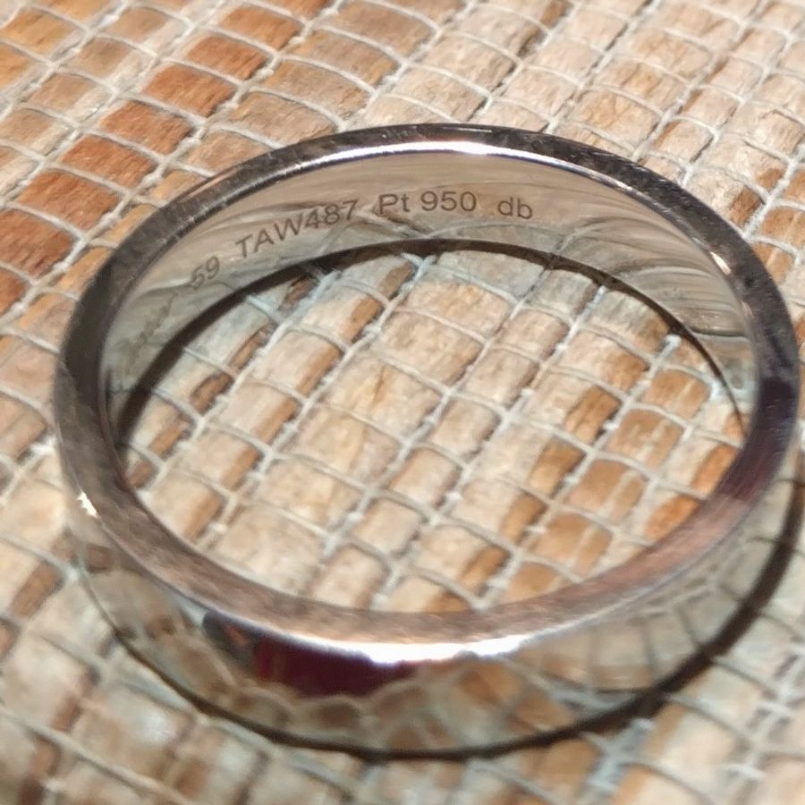 Cartier 950鉑金 戒指-6