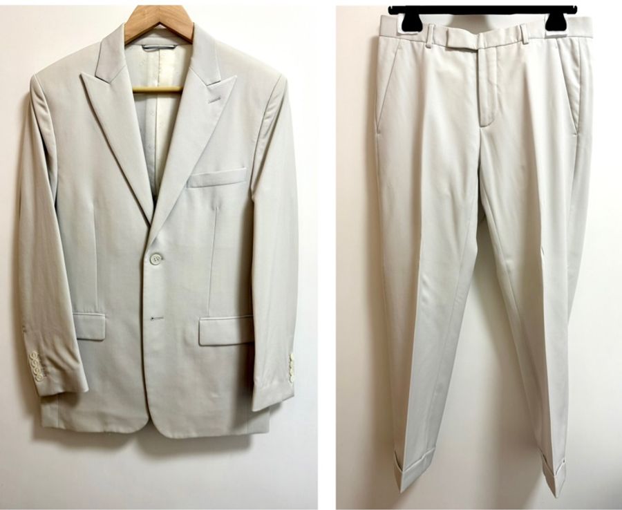 Dior ecru wool suit 44 / 46 西裝-2