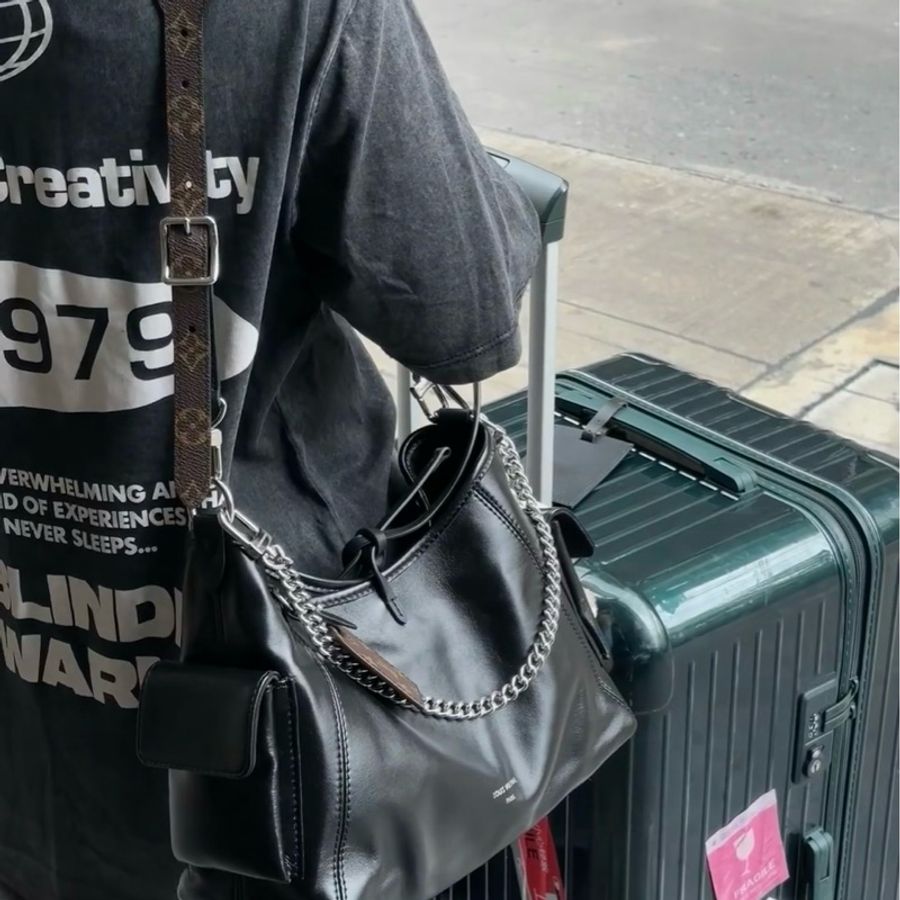 Lv carryall cargo黑武士小號 🈶購證 #調節肩帶 #黃金尺寸 #男女同款-9