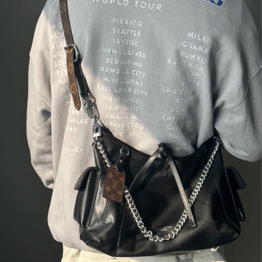Lv carryall cargo黑武士小號 🈶購證 #調節肩帶 #黃金尺寸 #男女同款-11