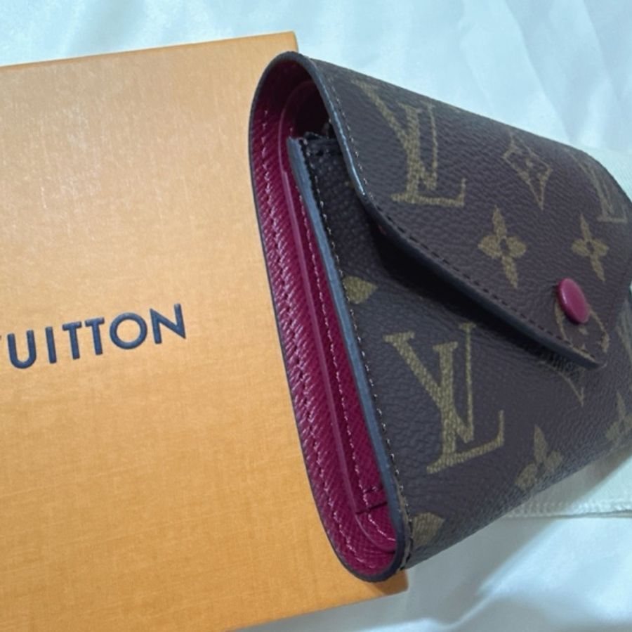 新Lv 經典老花 三摺短夾  LV VICTORINE M41938-11