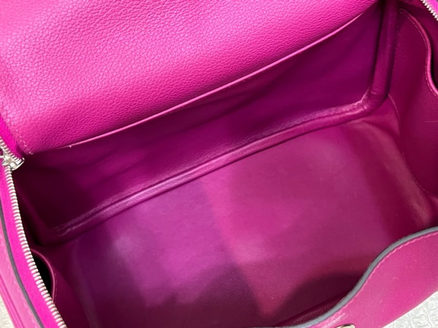 Hermes Lindy26 k5托斯卡紫Evergrain皮-9
