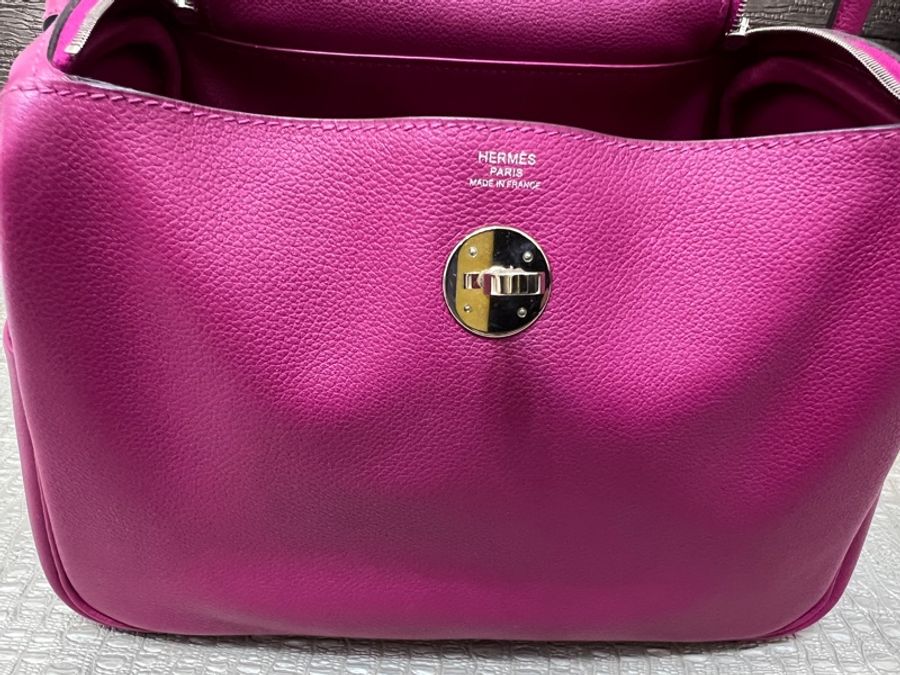 Hermes Lindy26 k5托斯卡紫Evergrain皮-12