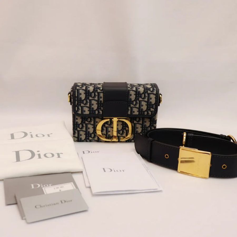 Dior 30 Montaigne Oblique 迷你盒子斜揹包 手袋-3