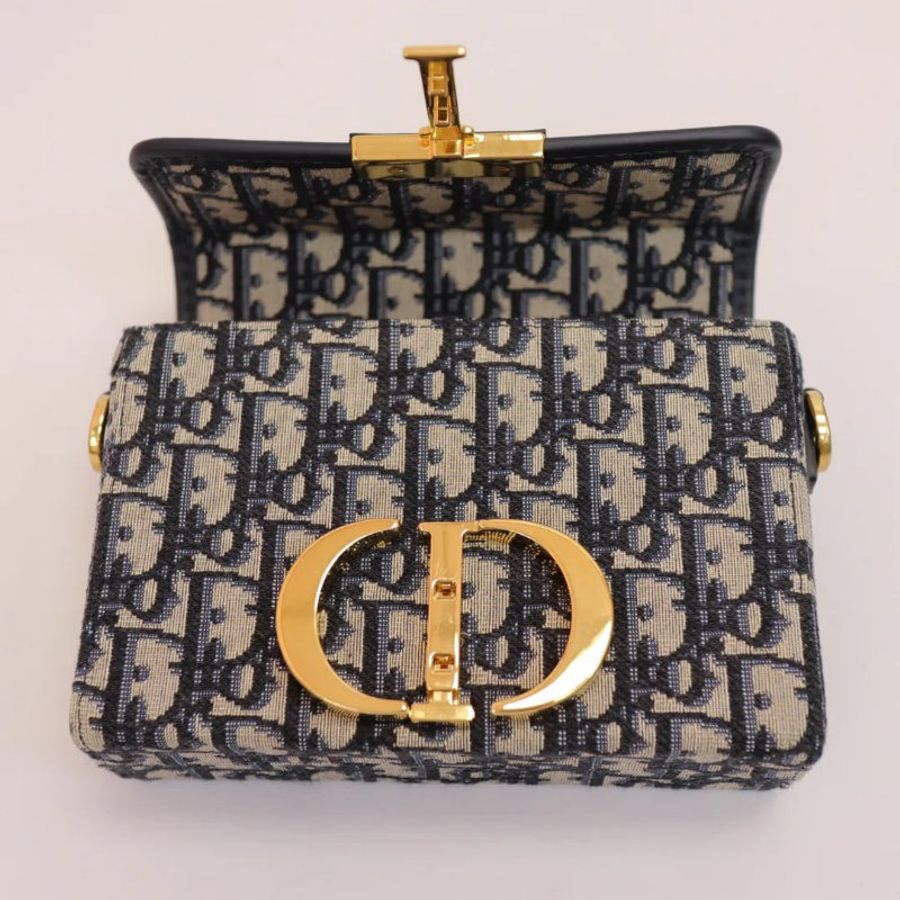 Dior 30 Montaigne Oblique 迷你盒子斜揹包 手袋-13