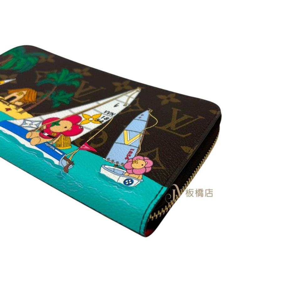 LV vivienne holiday原花拉鍊長夾M82839-6