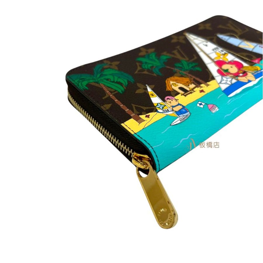 LV vivienne holiday原花拉鍊長夾M82839-7