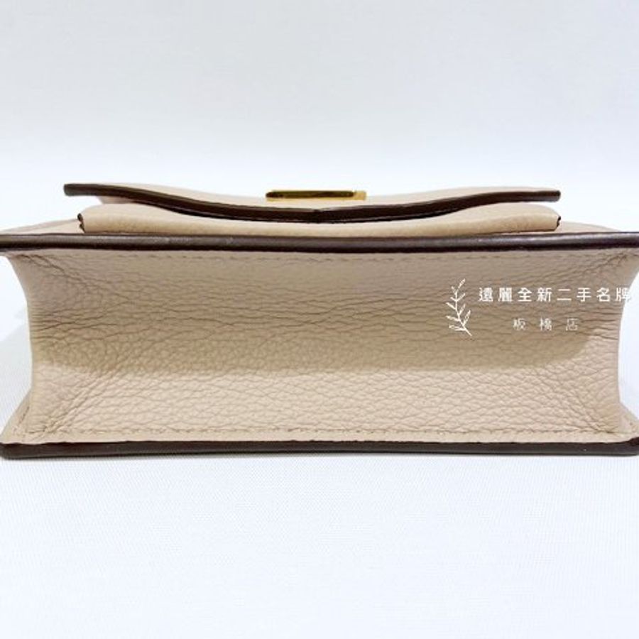LV Mylockme灰褐色牛皮迷你鍊包M69204-6