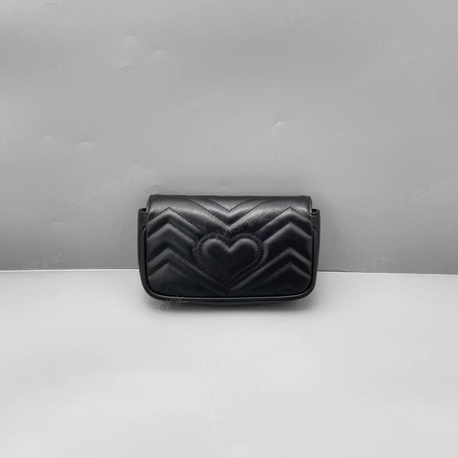 Gucci馬蒙超mini黑金-1