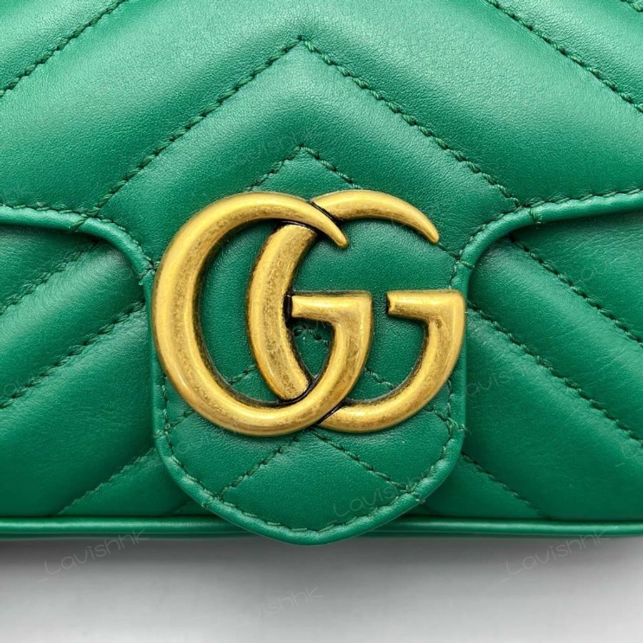 Gucci 馬蒙超mini綠色-6