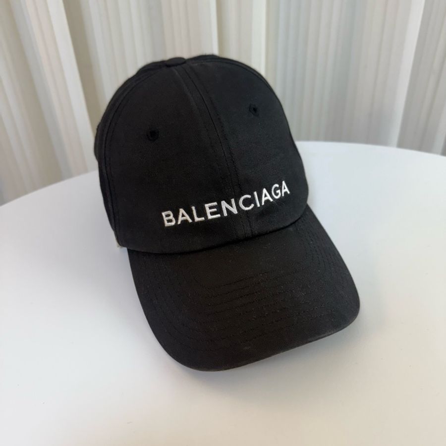 ✔️BALENCIAGA 巴黎世家 LOGO黑色 刺繡棒球帽/老帽/帽子-1