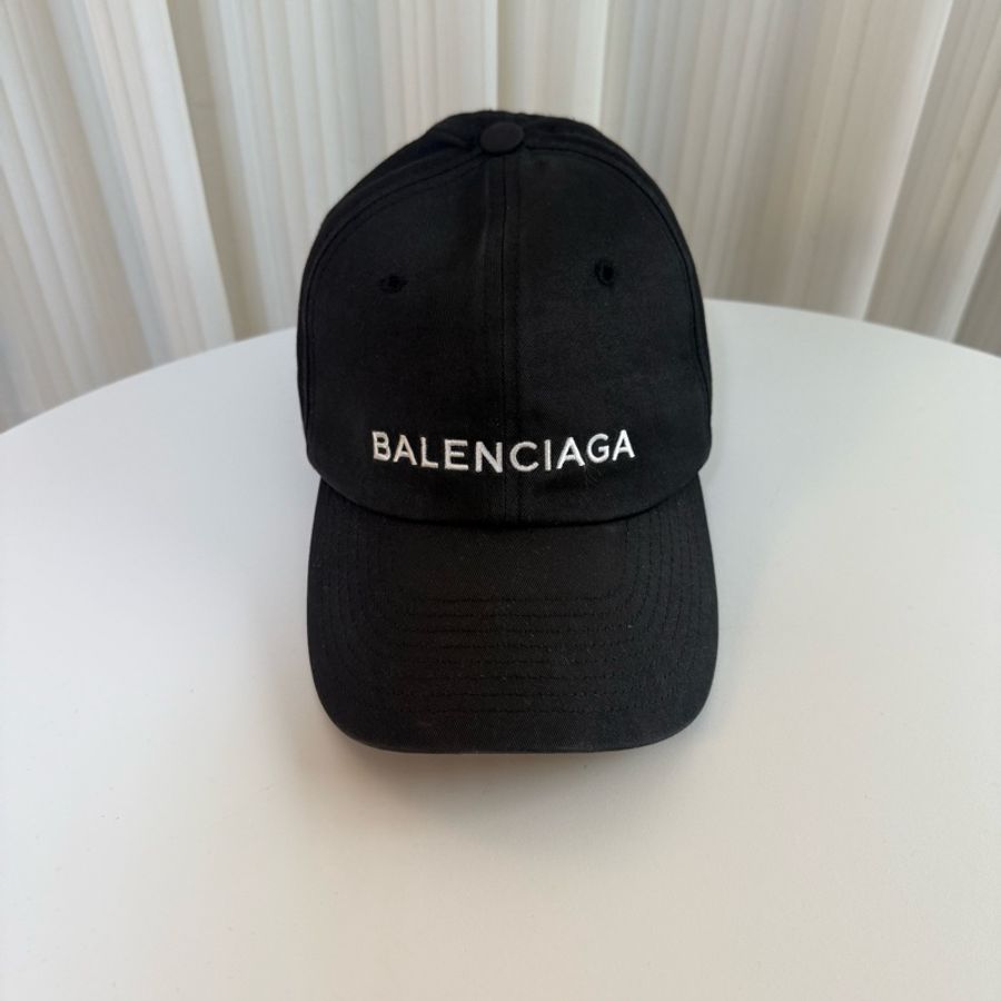 ✔️BALENCIAGA 巴黎世家 LOGO黑色 刺繡棒球帽/老帽/帽子-2