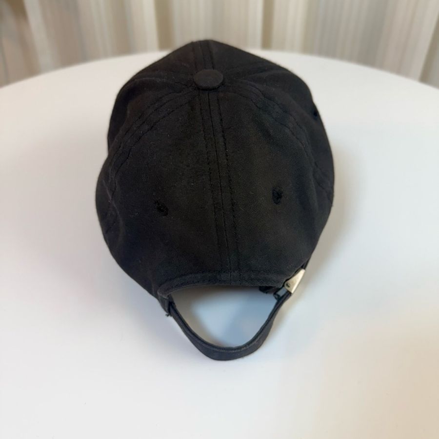 ✔️BALENCIAGA 巴黎世家 LOGO黑色 刺繡棒球帽/老帽/帽子-4