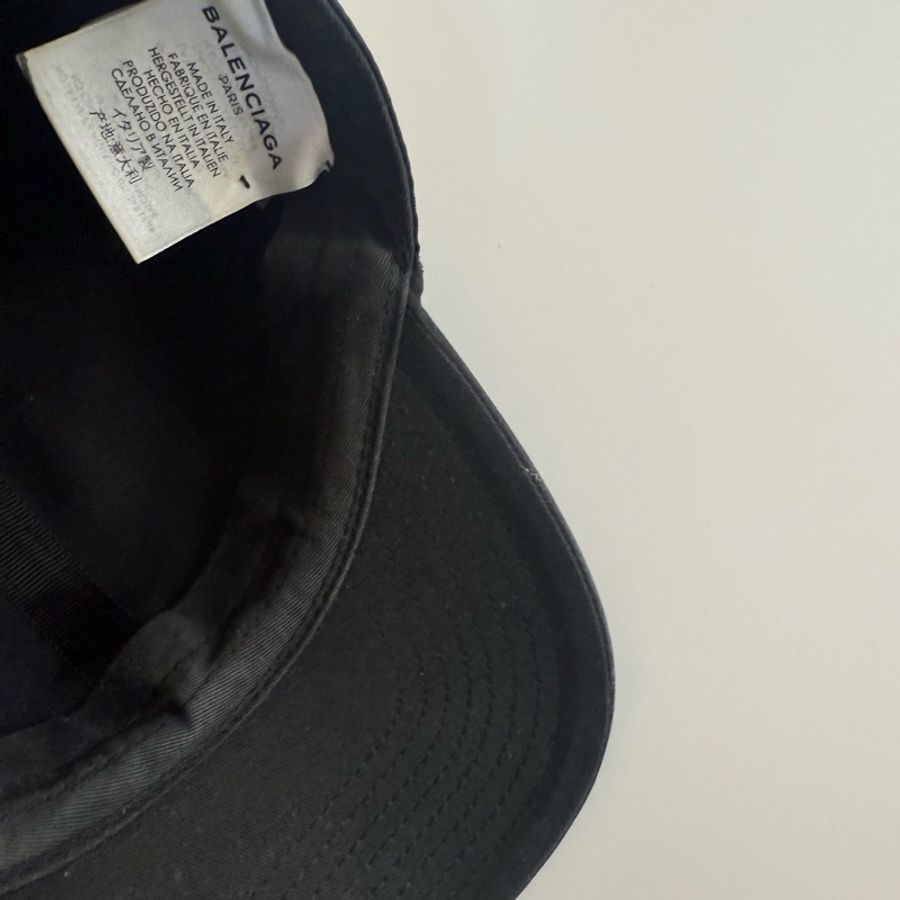 ✔️BALENCIAGA 巴黎世家 LOGO黑色 刺繡棒球帽/老帽/帽子-12