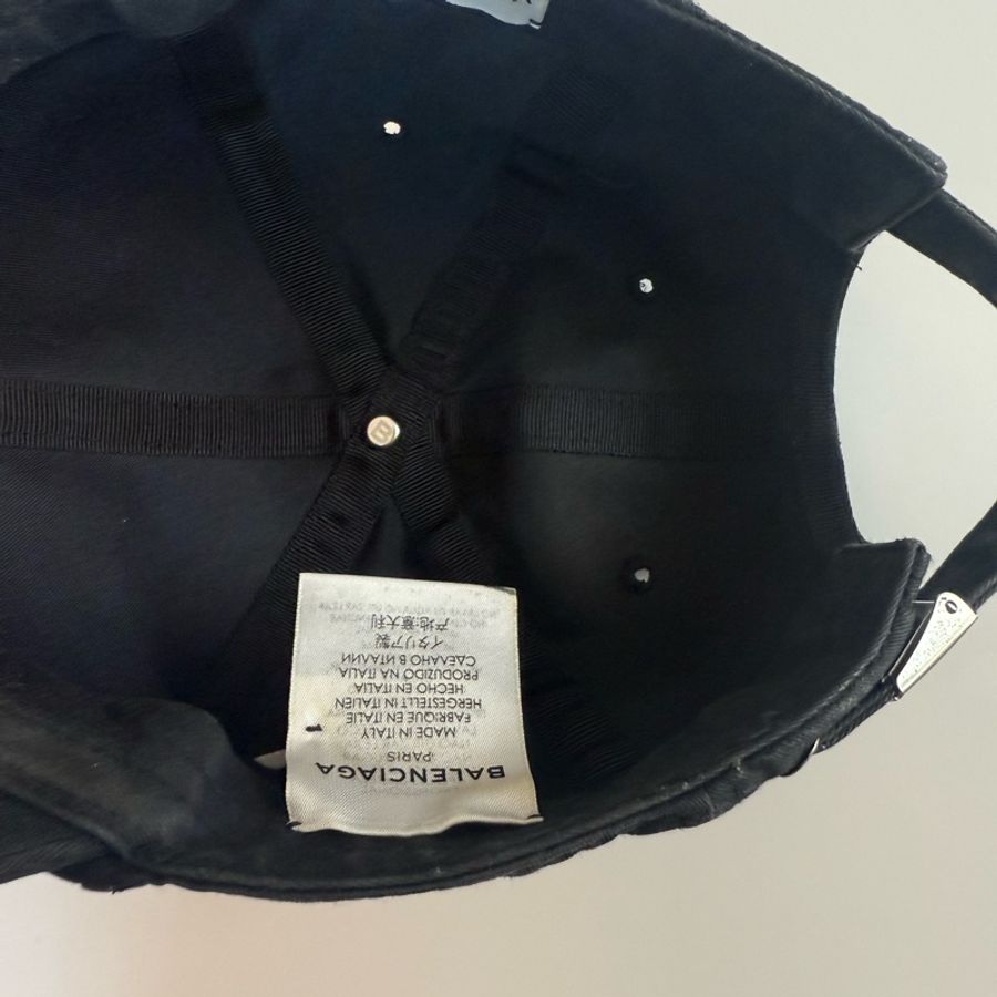 ✔️BALENCIAGA 巴黎世家 LOGO黑色 刺繡棒球帽/老帽/帽子-14