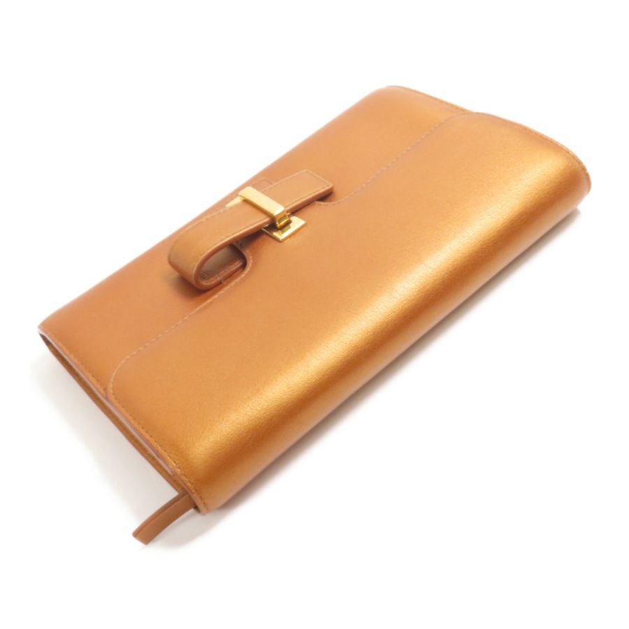 Delvaux 【激減優惠】牛皮皮革Simplissime Long Wallet金扣長錢包-4