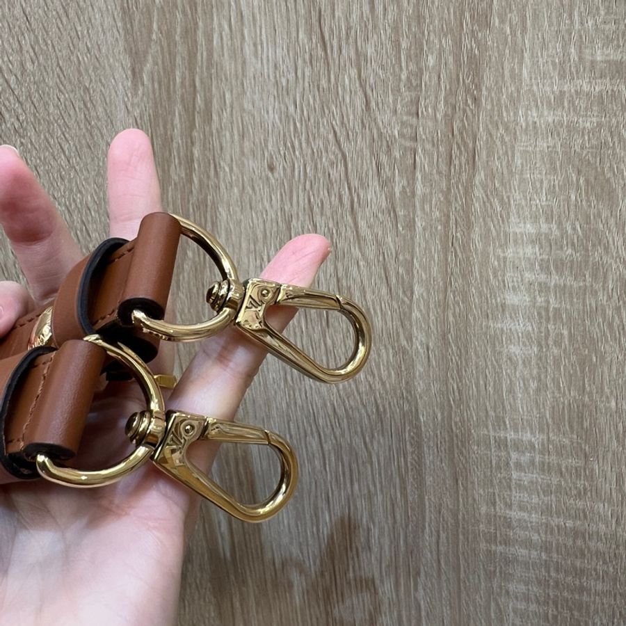 LV 雙色原花Mini Dauphine金釦肩斜背包M45959-14