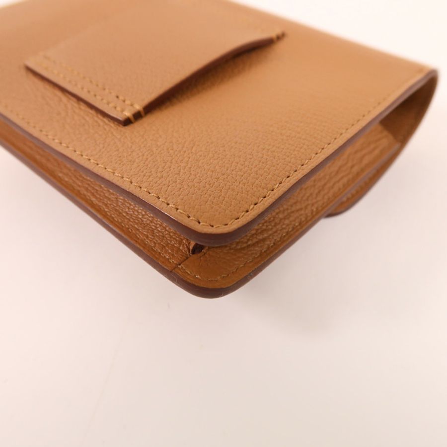 HERMES 【激減優惠】Chevre皮革Roulis Slim銀扣錢包-12