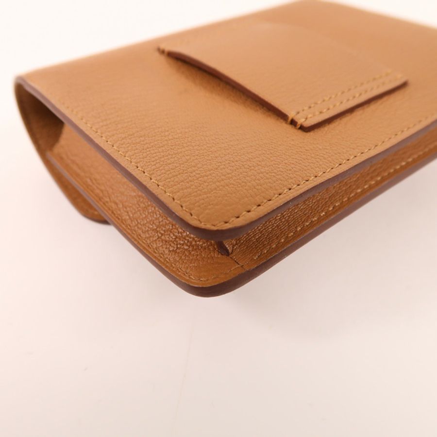 HERMES 【激減優惠】Chevre皮革Roulis Slim銀扣錢包-13