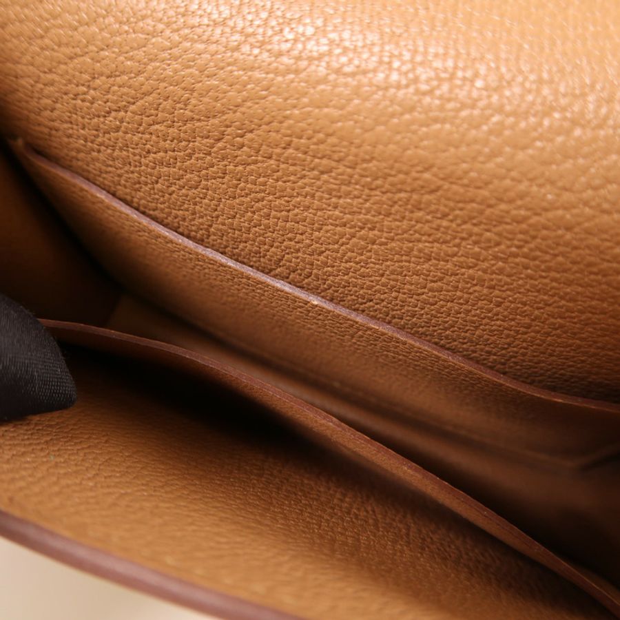HERMES 【激減優惠】Chevre皮革Roulis Slim銀扣錢包-14