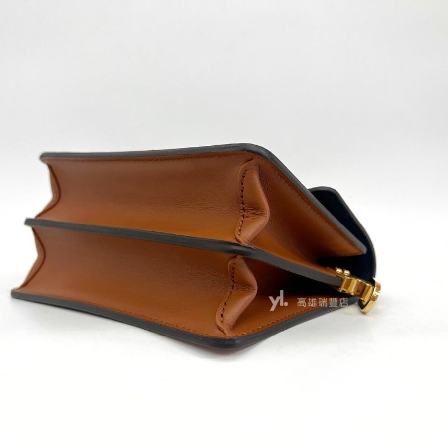 ❣LV 雙色原花金釦Mini Dauphine肩斜背包-6