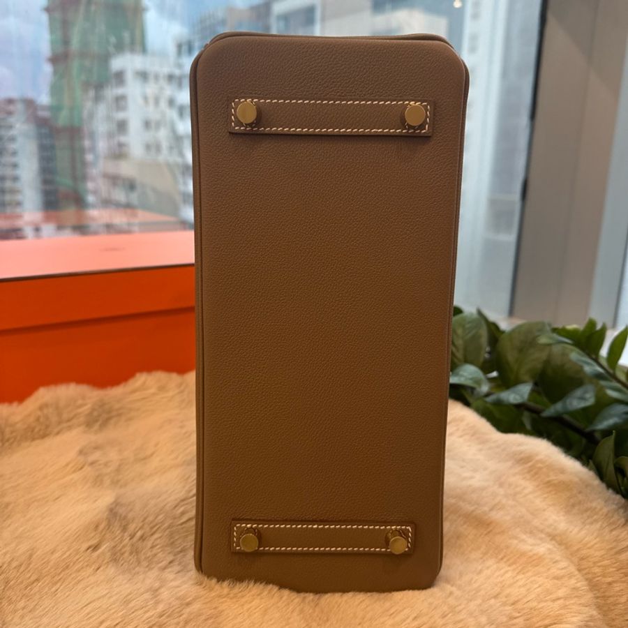 HERMES shoulder29 etoupe ghw大象灰金 evercolor stamp k-9