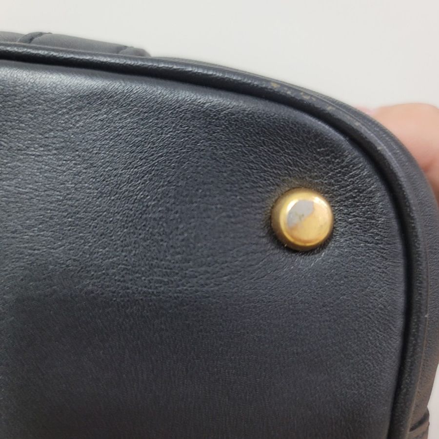 Tory Burch 黑色全皮小巧多用水桶包-6