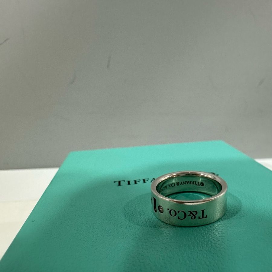 Tiffany & co key hole 925銀 戒指-7
