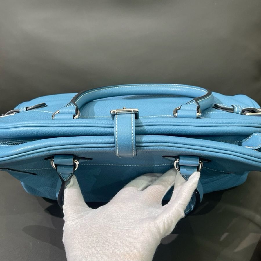 爱马仕Hermes Atlas 35牛仔蓝-4