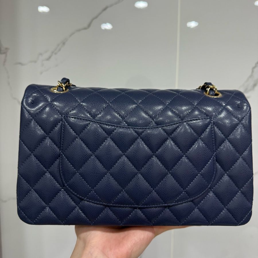 chanel cf25全新深藍色2024芯片款-7