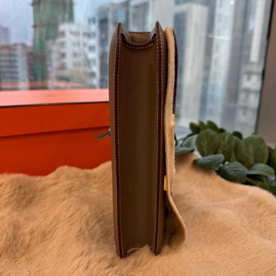 HERMES Constance elan 金棕玫瑰金epsom stamp W-2
