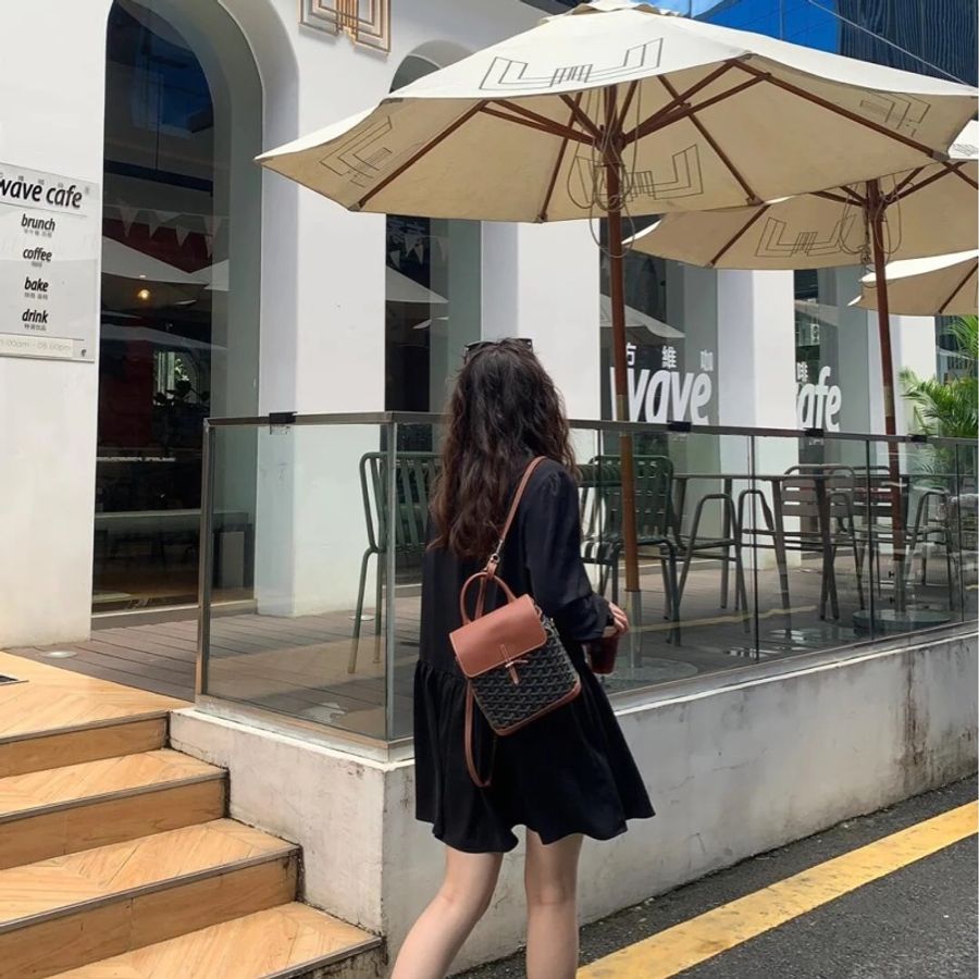 Goyard alpin mini經典棕色老花雙肩後背包 全新閒置🈶購證 低於行情撿漏價💰-8
