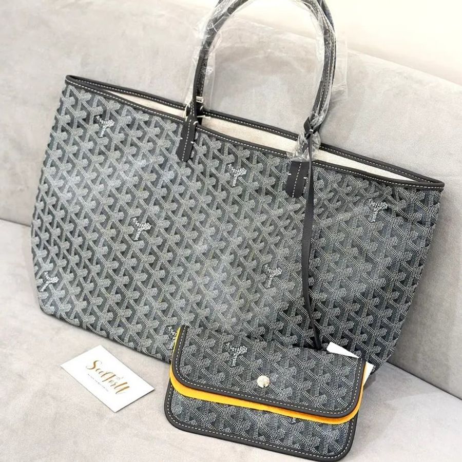 GOYARD Saint Louis PM Tote Bag - grey灰色-0