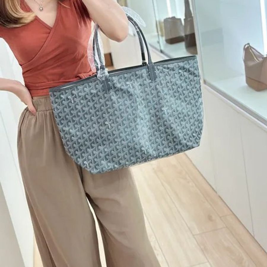 GOYARD Saint Louis PM Tote Bag - grey灰色-2