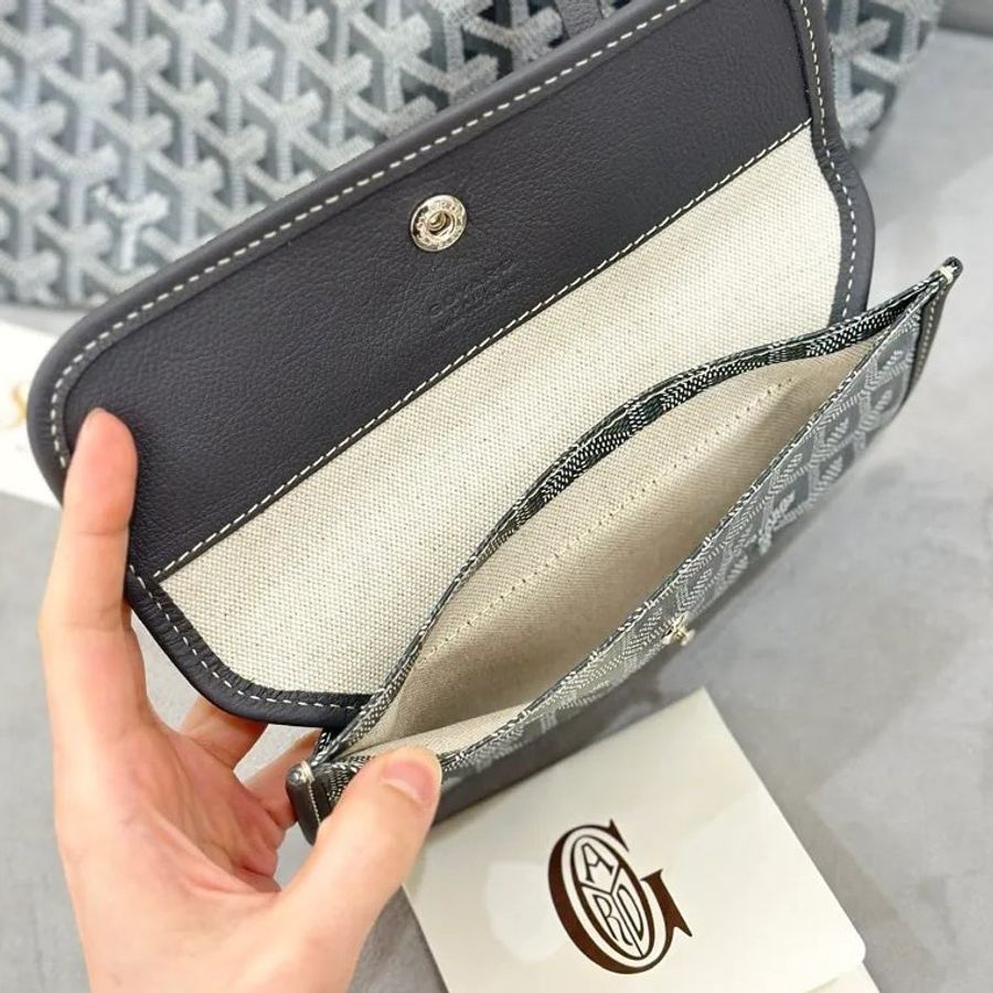 GOYARD Saint Louis PM Tote Bag - grey灰色-4
