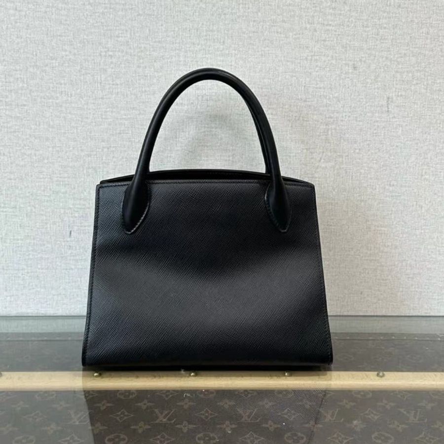 PRADA Monochrome手提肩背斜背包26*19*14 98新-5
