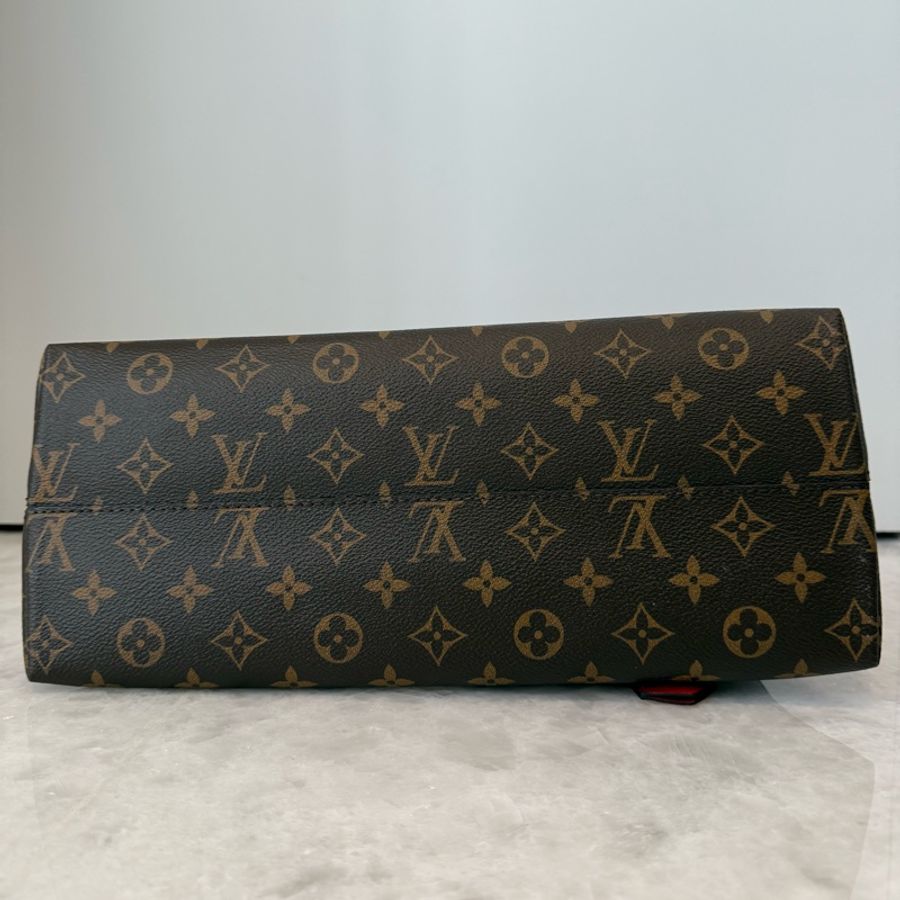 Louis Vuitton Alma B’N’B M41779|Monogram Cerise 櫻桃紅牛皮飾邊|全新附配件-2