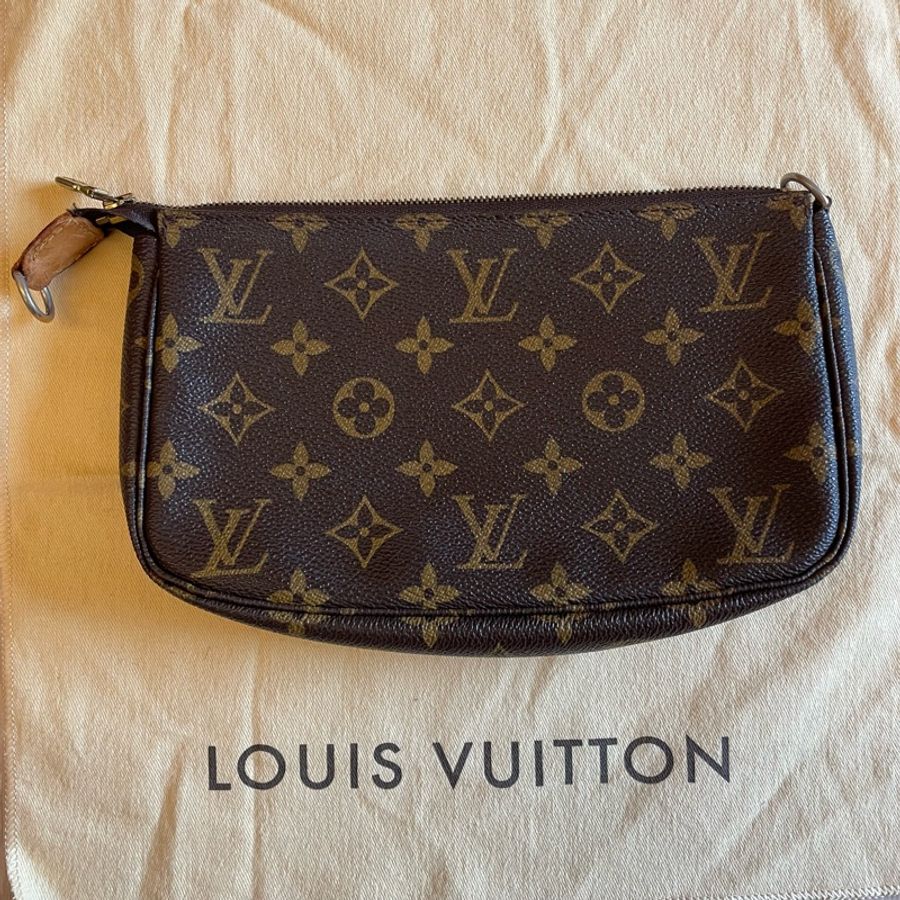 LV Louis Vuitton Monogram 麻將包 手提包-6