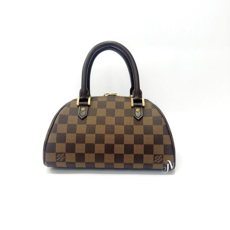 LV Ribera Mini 棋盤格小元寶手提包 N41436-0